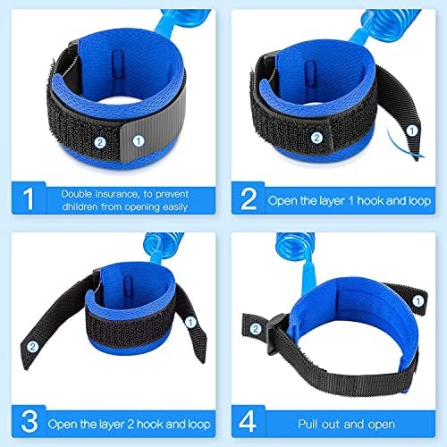 Close up of 360 degree rotating connector on Hooyyene leash