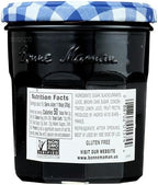Bonne Maman fruit preserves glass jar with gingham lid