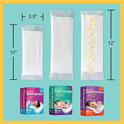 Select Kids overnight booster pads bulk pack