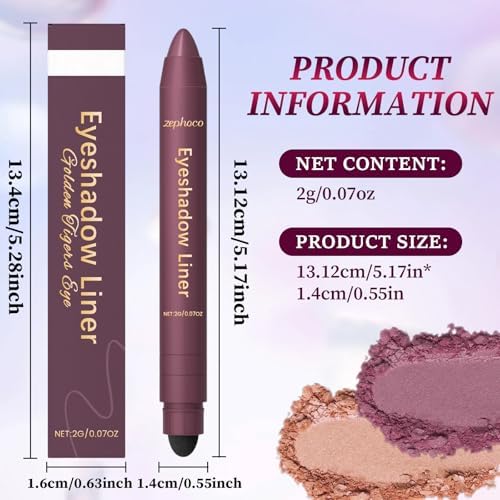 Generic 2-in-1 eye makeup tool showing blending tip