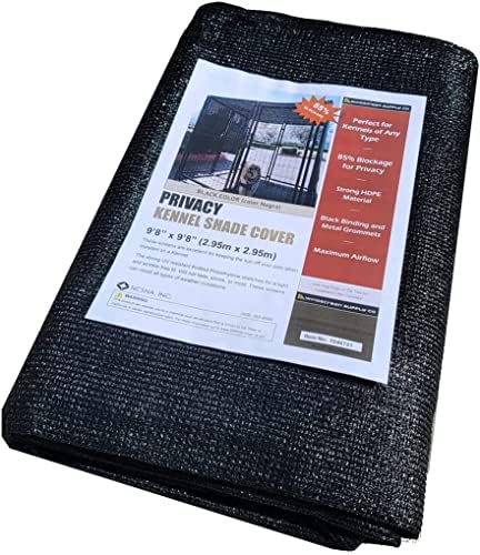 WindscreenSupplyCo black eighty five percent sunblock mesh cover close up on metal grommets