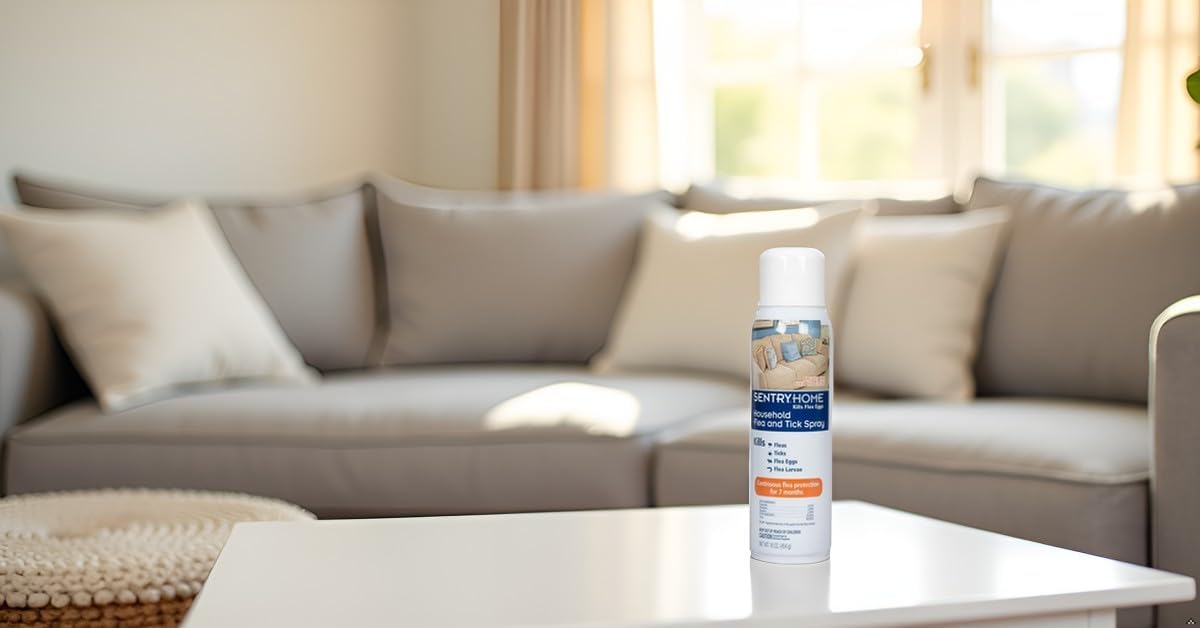 Authentic Sentry Home flea and tick spray for indoor carpets