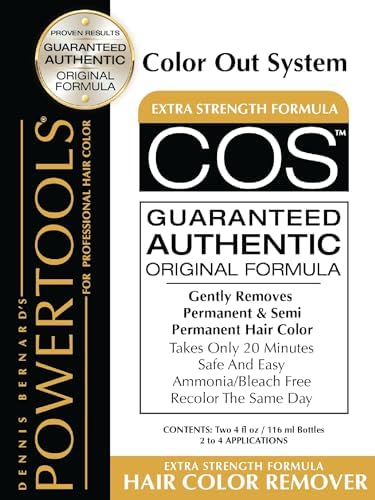 Powertools Cos ammonia free hair color remover box