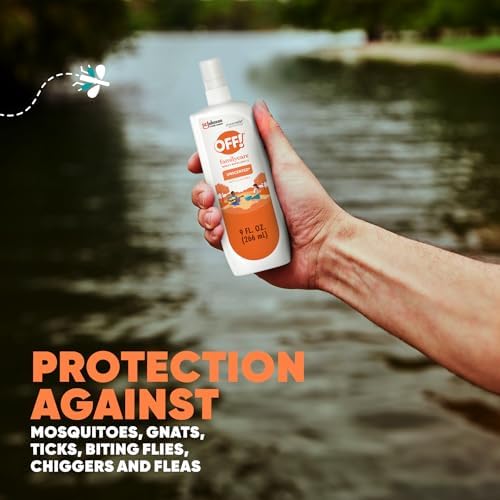 Authentic USA imported OFF! FamilyCare bug spray bottle displaying the 7% DEET concentration label