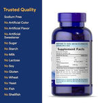 Puritan's Pride 1200 mg calcium bottle packaging lifestyle layout