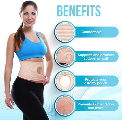 JJ CARE post operative care band with included privacy pouch cover accessory.