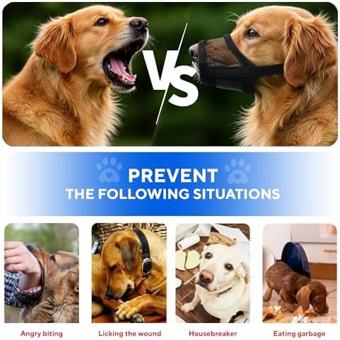 Adjustable nylon straps on the Evollax premium large canine behavior training muzzle.