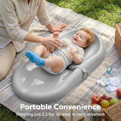 Mallify premium baby changing mat with secure buckle strap details for nursery dressers