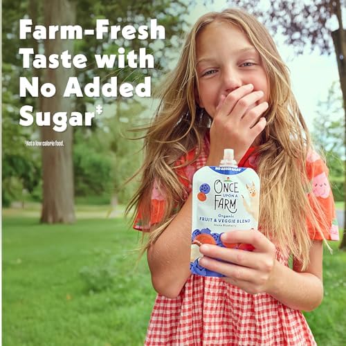 Once Upon A Farm Mama Bear Blueberry 3.2 Ounce pouch