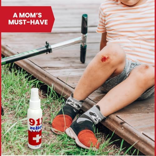 911 Relief natural witch hazel skin comforting spray bottle