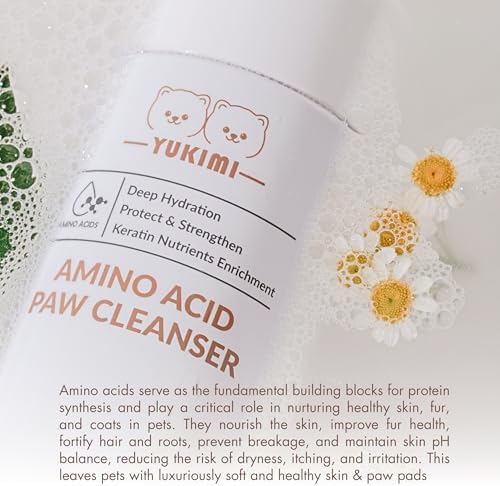 Authentic imported Yukimi deodorizing paw cleanser bottle showcasing its pH-balanced formula.
