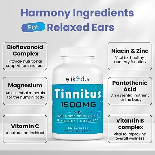 Elikadur ear health dietary supplement container back