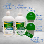 Lice Combat Repellent Leave-in Cream sixteen ounce bottle for daily protection.