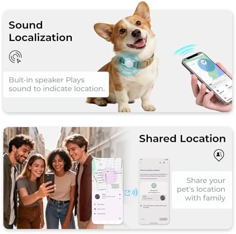 Vebiso tracking collar unboxed with replaceable battery visible
