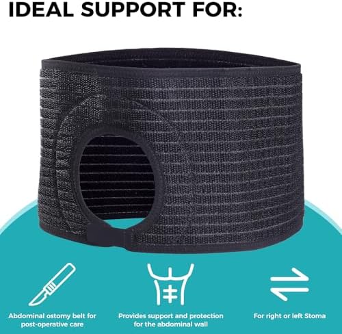 ENLUNTRA breathable colostomy bag cover displaying the elastic fishnet mesh fabric material.