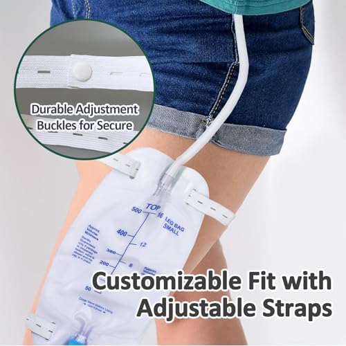 Adjustable straps and drainage valve on Opstra Yee leg bag