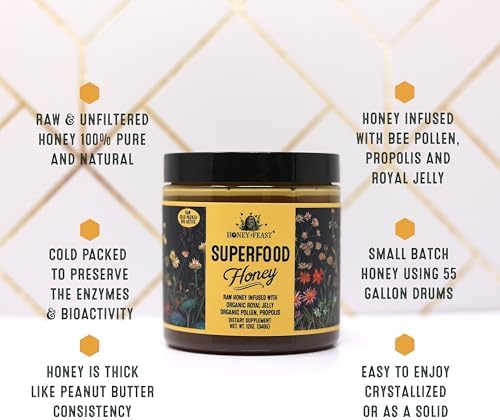 Honey Feast Flower Powered honey lifestyle serving idea