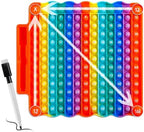 EK-Memory-fish educational math game board with white dry erase surface and included practice markers.