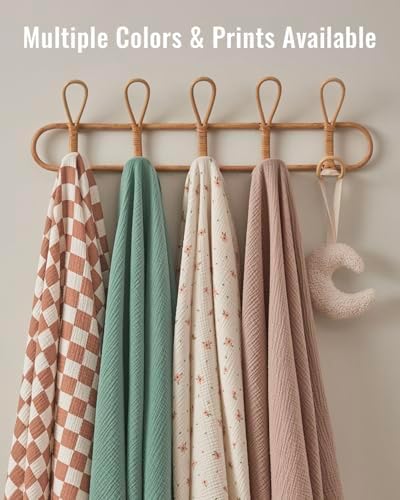 Blissful Diary multi-use cloth folded as a portable burp cloth