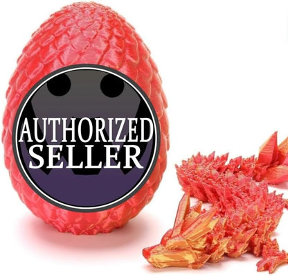 Four colorful mystery dragon eggs crafted from premium lightweight plastic displayed on a table