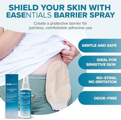 EASEntials sting free silicone ostomy spray label information