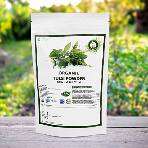 Organic Holy Basil Leaf Powder for skin and hair care