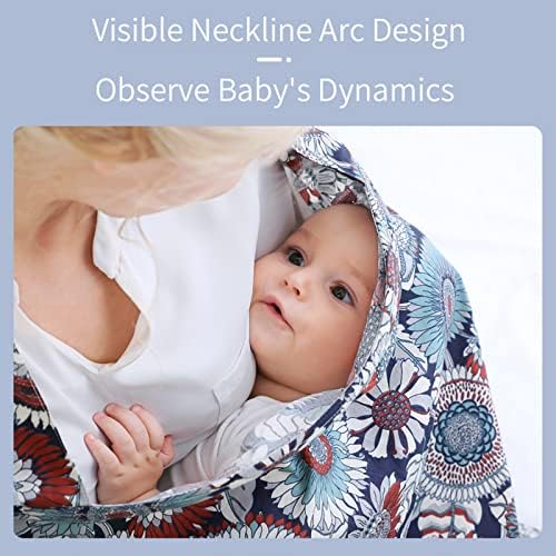Detail of the breathable cotton fabric on Insular nursing cover