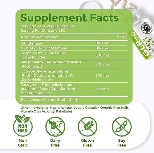 Intestinal Fortitude GLR-6 supplement bottle ingredients label