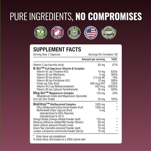 Approved Science Tinnitol capsules and bottle closeup view