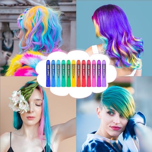 Nalacal hair chalk pens set for girls styling