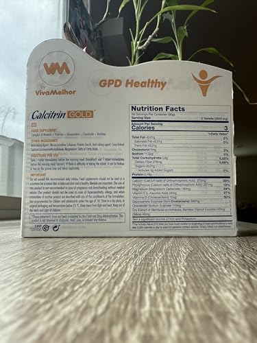 Calcitrin Gold Dietary Supplement, Mobility Reinforcement, 60 Tablets - Image 5