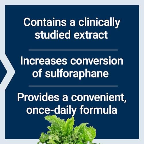 TrueBroc non-GMO cellular health capsules supplement facts label showing glucoraphanin dosage