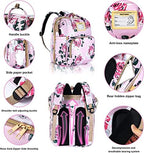 GurZinn travel backpack showing internal storage pockets