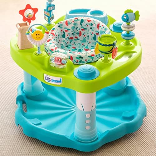 ExerSaucer Seaside Splash base and stationary design