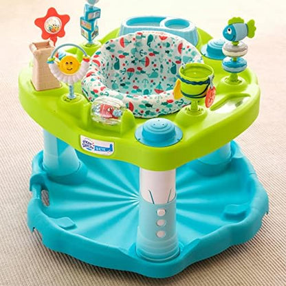 ExerSaucer Seaside Splash base and stationary design