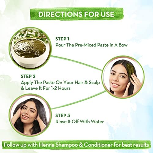 Refrigeration and storage instructions on the packaging of pre mixed hair paste.