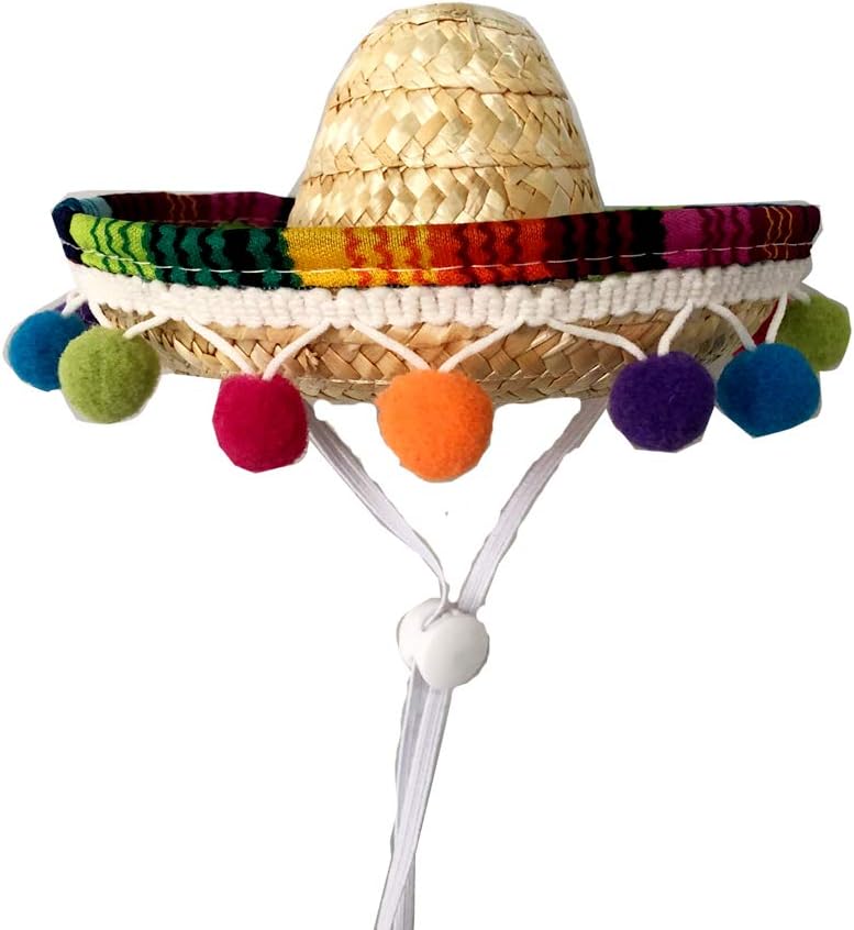 Crazy Night mini sombrero top hat headband front view