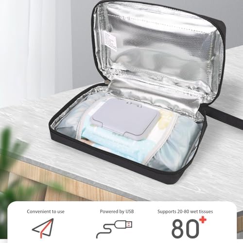 Baby wipe warmer dispenser placed on a nursery changing table