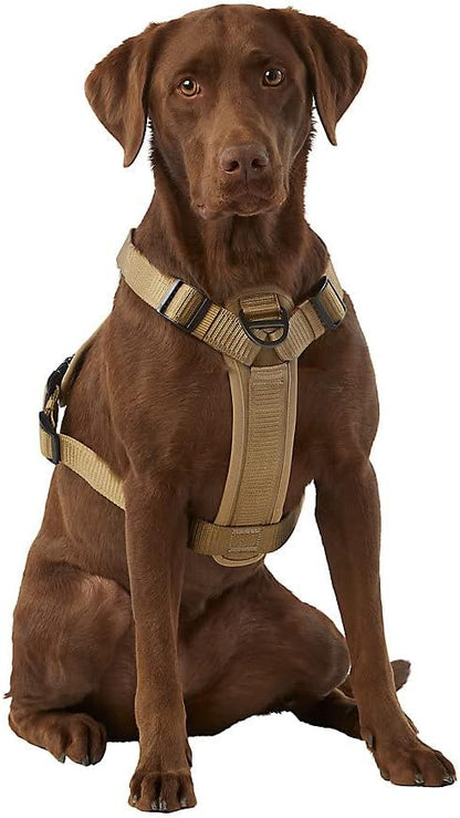 Kong dog harness showing built-in waste bag dispenser feature