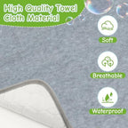 Rainflow reusable changing table cover unfolded to show size
