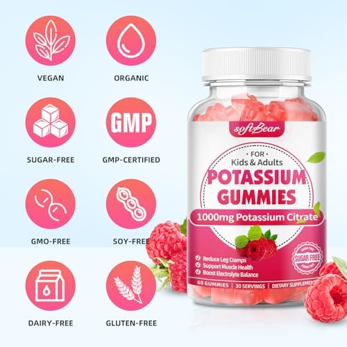Close-up of sugar free raspberry flavored pectin gummies on a clean surface.
