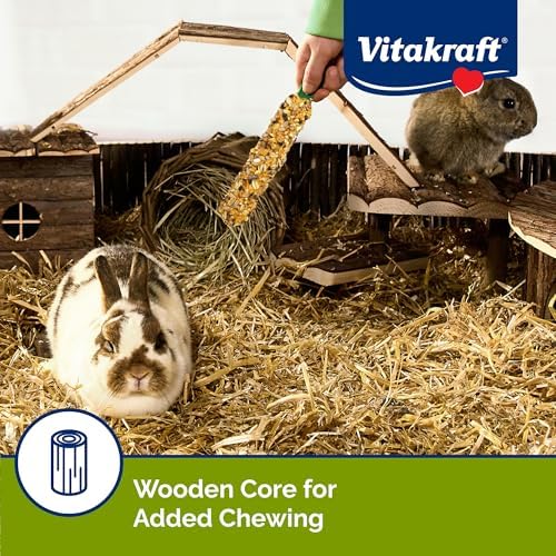 Vitakraft bunny chew toys for healthy tooth wear and boredom relief
