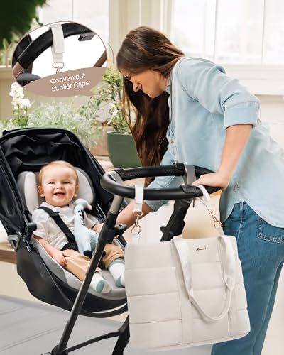 Lovevook waterproof diaper tote with changing pad