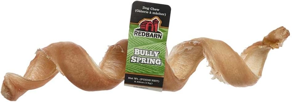 Redbarn Bully Spring Dog Chews 4"-6" 3-Count- 100% Natural Single Ingredient Beef Pizzle Spiral Sticks for Medium to Large Dogs - Rawhide Free Long Lasting Dental Chews - Image 14