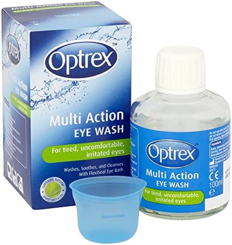 Optrex Eye Wash FlexiSeal eye bath cup for hygienic eye cleansing application