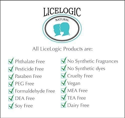 Authentic LiceLogic Clear and Free packaging highlighting the Licezyme formula for nit removal.