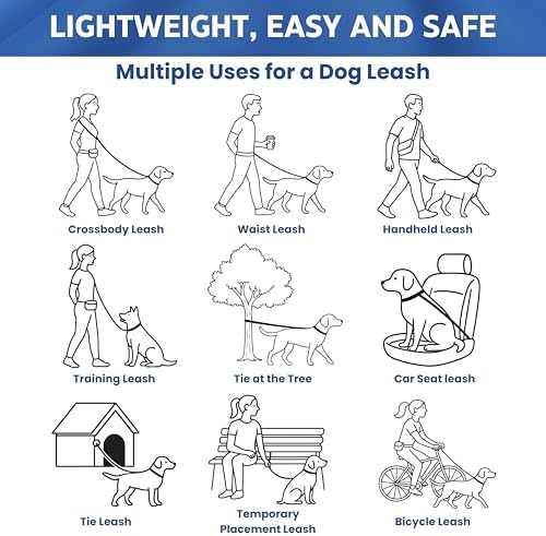 Packaging and complete assembly of the imported AnccoPlus hands-free training leash in aqua pink.