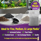 Aquatic Experts 450 micron mesh filter pouches for carbon