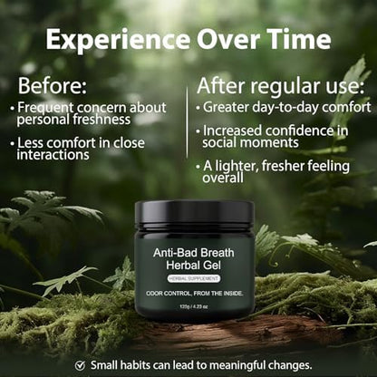 WVJIGE complete oral health herbal gel supplement for fresh breath support