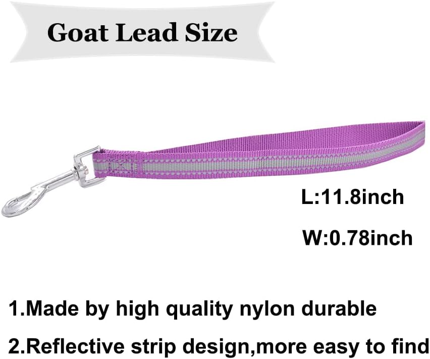 Adjustable nylon sheep collar with quick release buckle